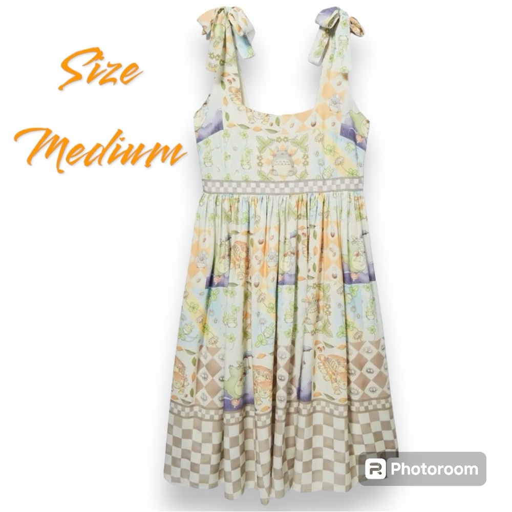 Studio Ghibli My Neighbor Totoro Mosaic Midi Dress (Medium)
